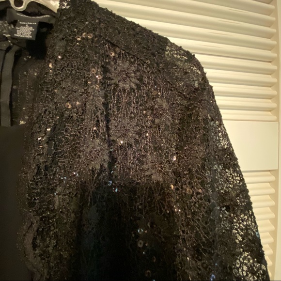 R&M Richards Sleeveless Dress with Lace Jacket - Picture 7 of 11